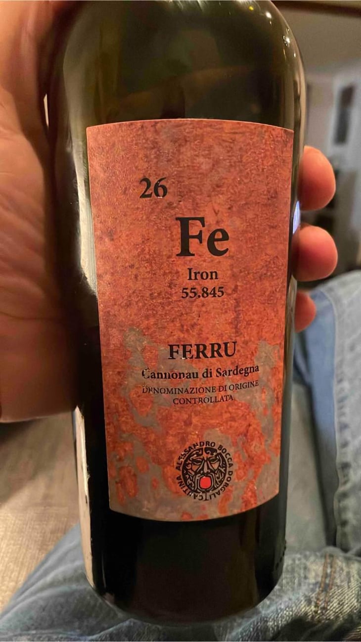 Ferru - Cannonau Di Sardegna - Alessandro Bocca -2020