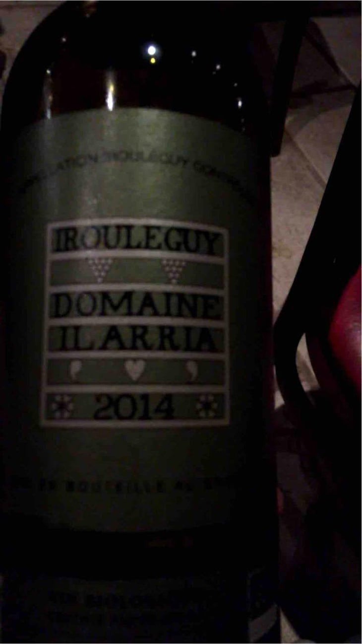 Irouléguy Blanc - Domaine Ilarria - Peio Espil 