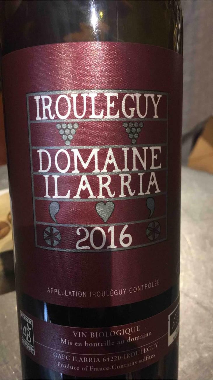 Irouléguy Rouge - Domaine Ilarria - Peio Espil 