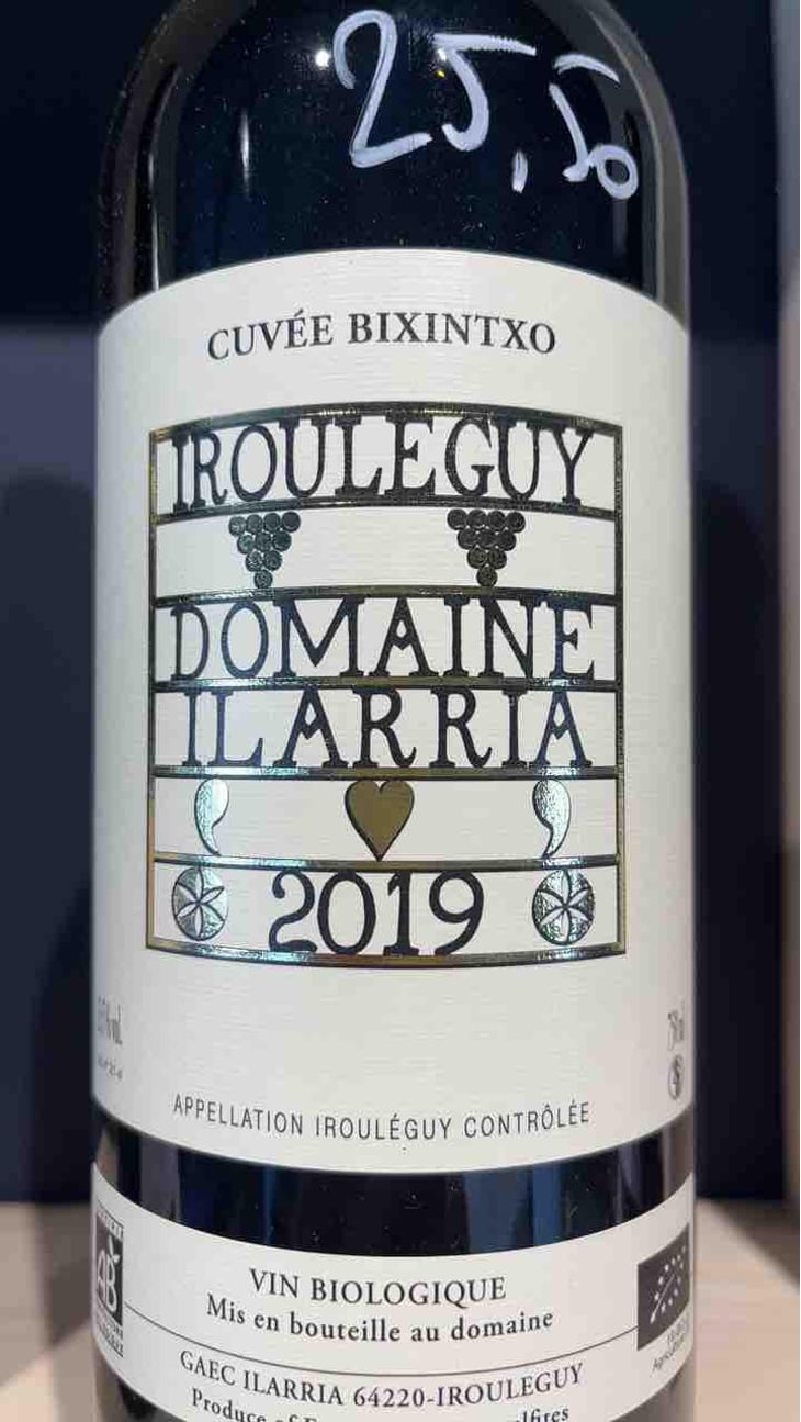 Irouléguy Rouge - Domaine Ilarria - Peio Espil 
