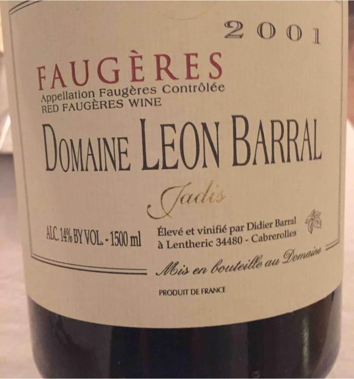 Jadis - Domaine Léon Barral - Didier Barral 