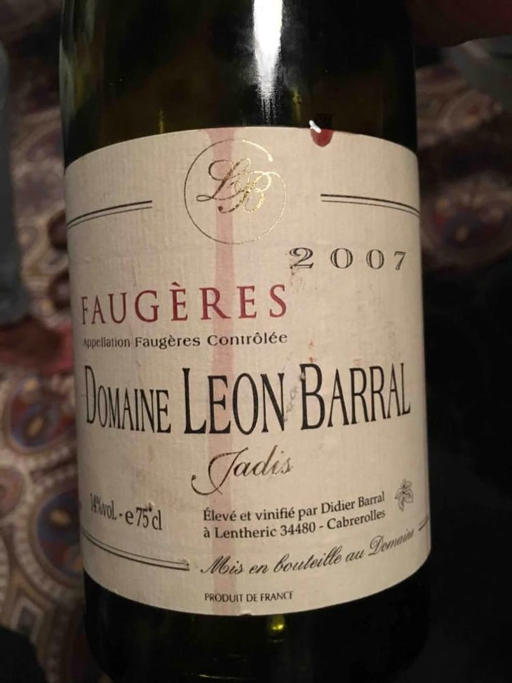 Jadis - Domaine Léon Barral - Didier Barral 