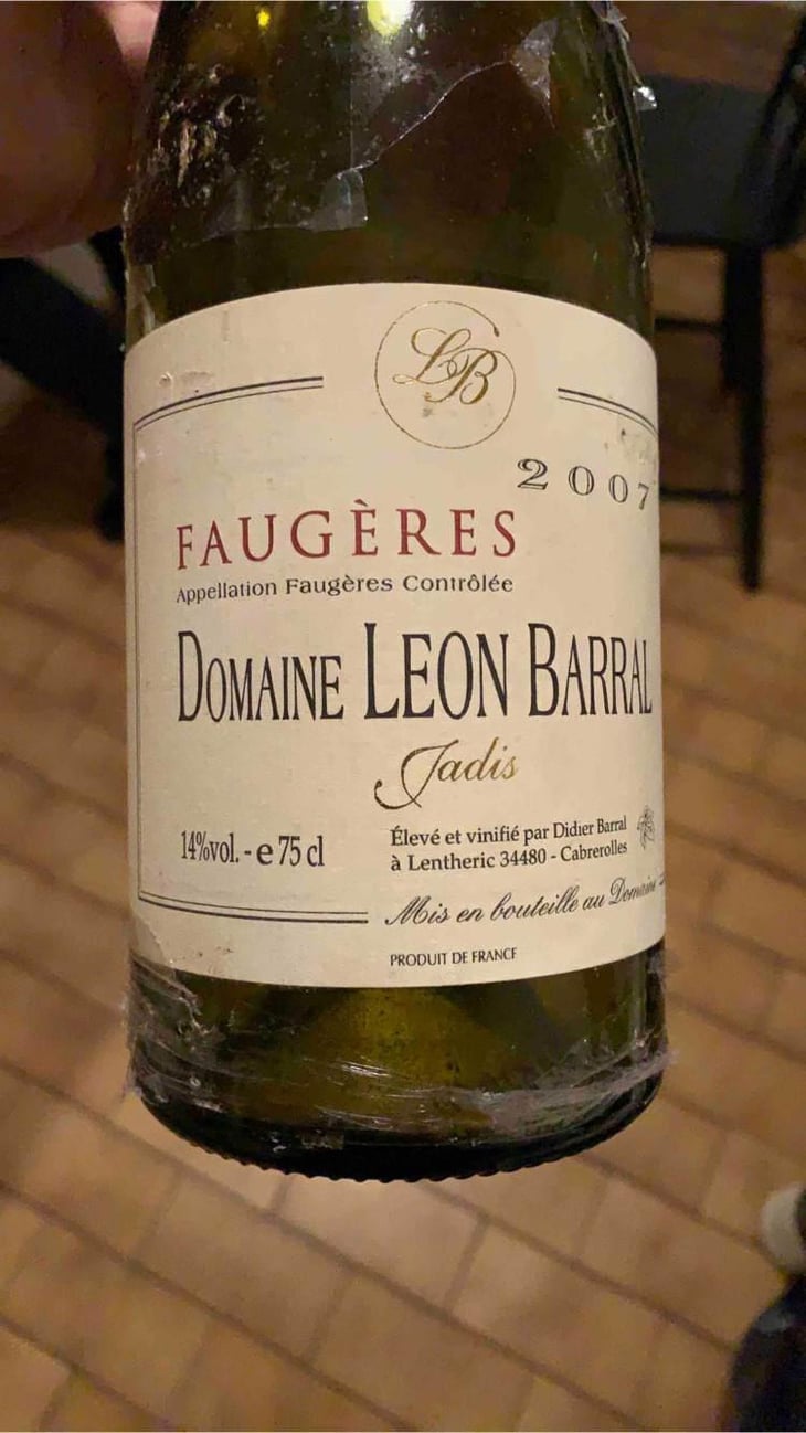 Jadis - Domaine Léon Barral - Didier Barral 