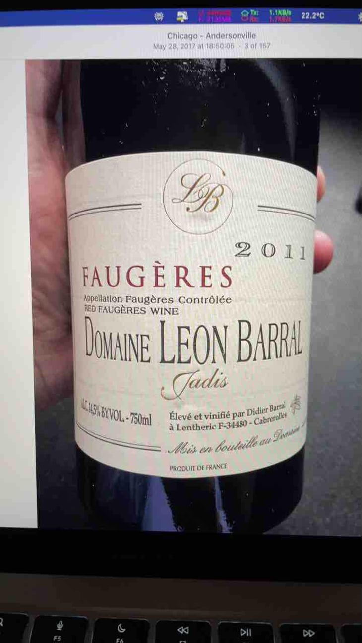 Jadis - Domaine Léon Barral - Didier Barral 