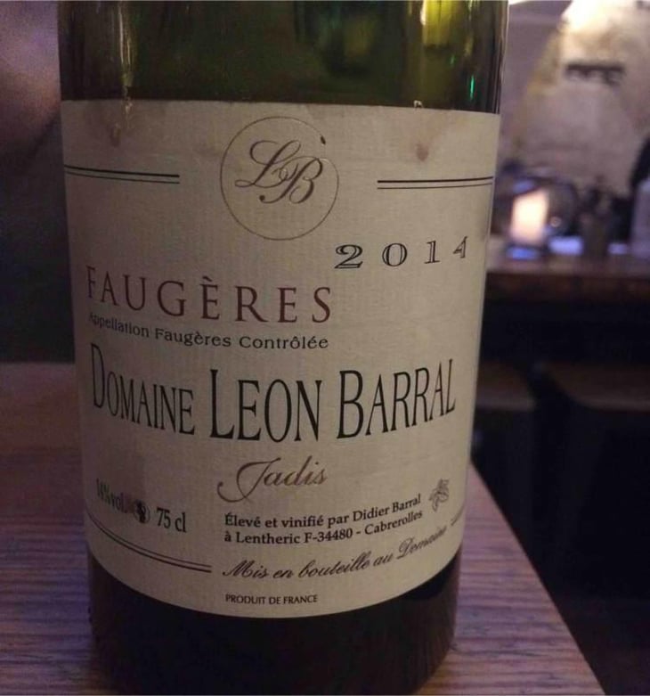 Jadis - Domaine Léon Barral - Didier Barral 