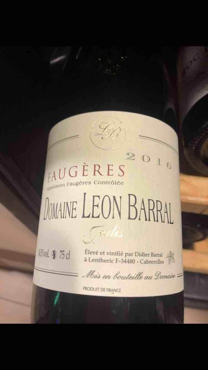 Jadis - Domaine Léon Barral - Didier Barral 