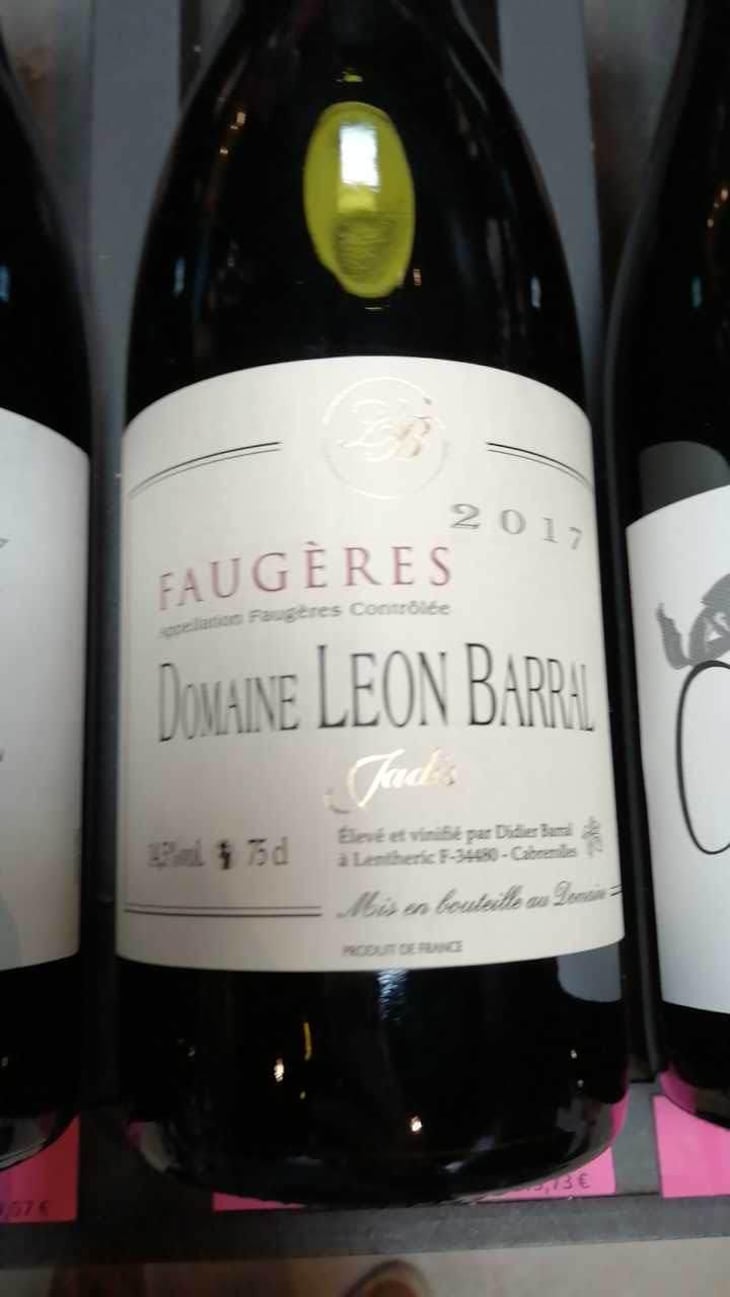 Jadis - Domaine Léon Barral - Didier Barral 