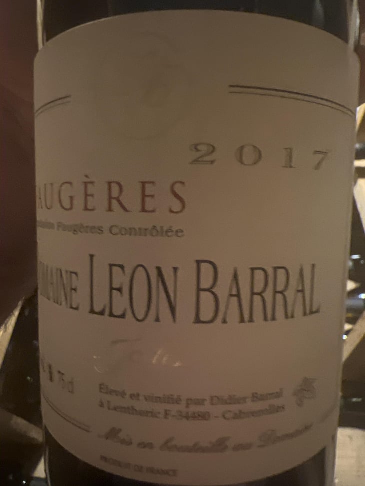 Jadis - Domaine Léon Barral - Didier Barral 