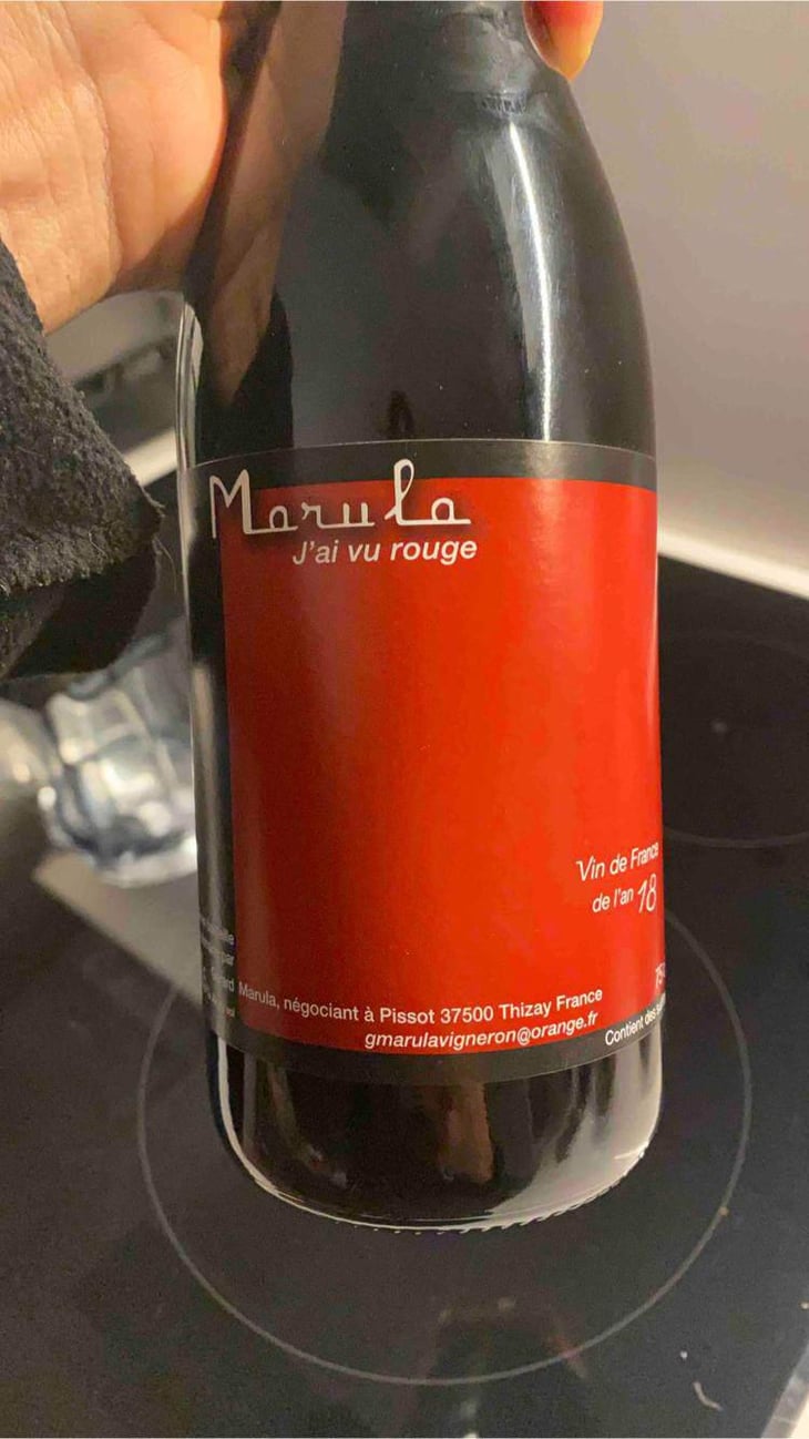 J'ai vu rouge - Marula - Nadine et Gérard Marula 