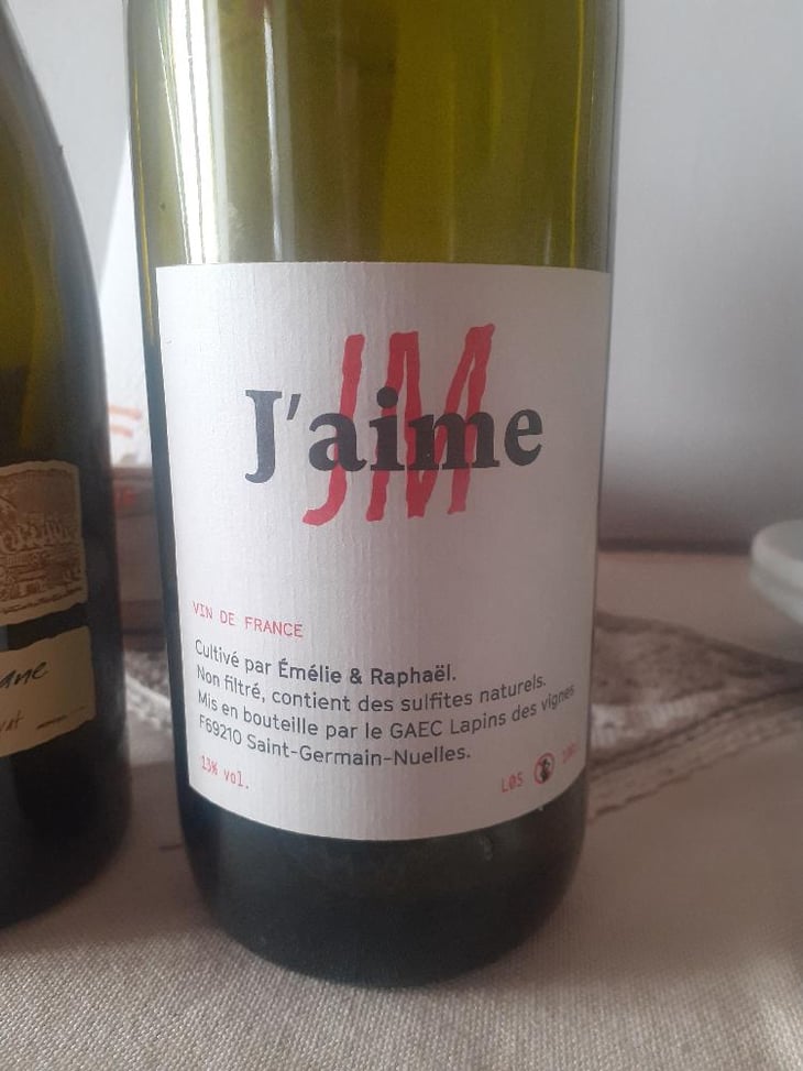 J'aime - Lapins Des Vignes - Raphaël Beysang & Emélie Hurtubise 