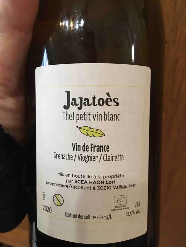 Jajatoes - Domaine du Petit Oratoire - Lori Haon 