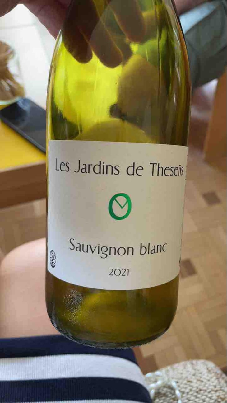 Sauvignon Blanc - Les Jardins de Theseiis - Paul-André Risse & Anouk Lavoie-Lamoureux 