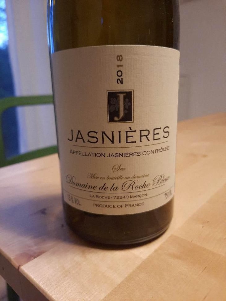 Jasnières Sec - Domaine de la Roche Bleue - Sébastien Cornille 