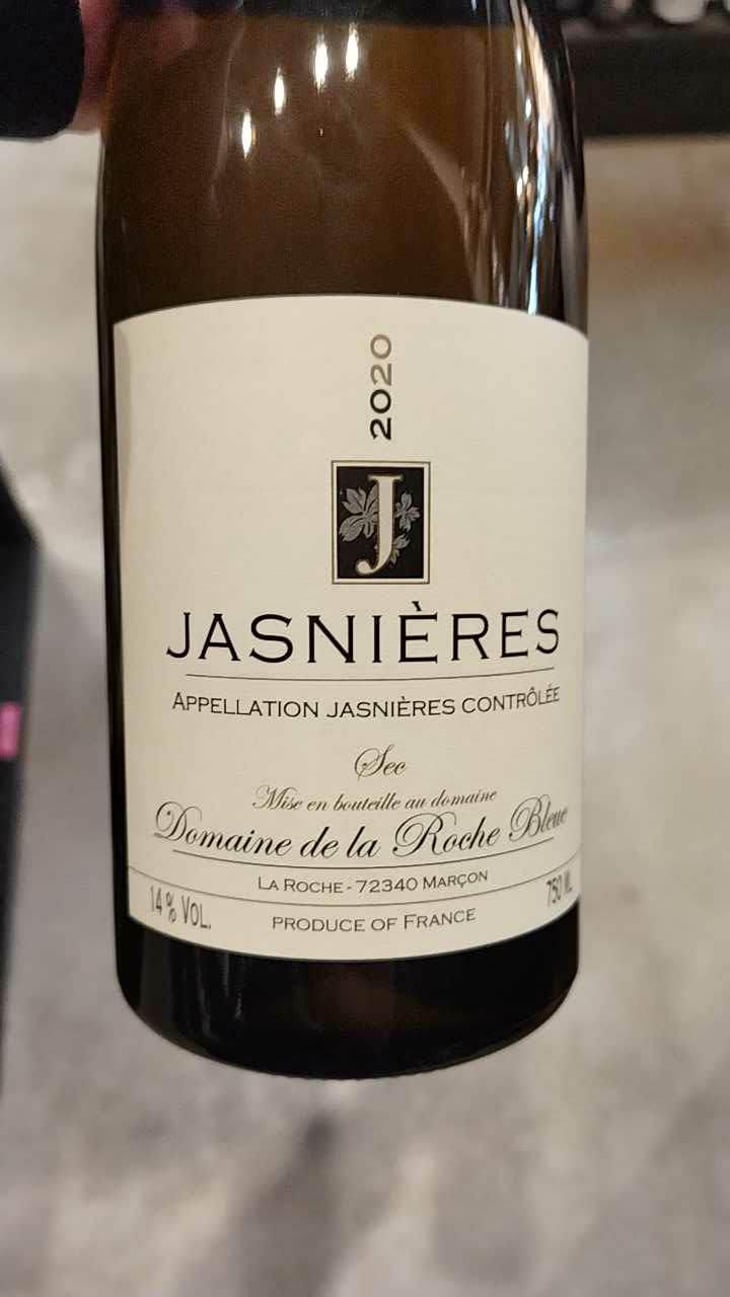 Jasnières Sec - Domaine de la Roche Bleue - Sébastien Cornille 