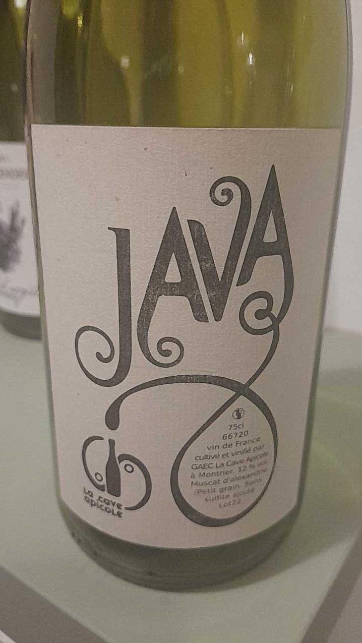 Java (label before 2016) - La Cave Apicole - Sylvain Respaut & Olivier Cros 