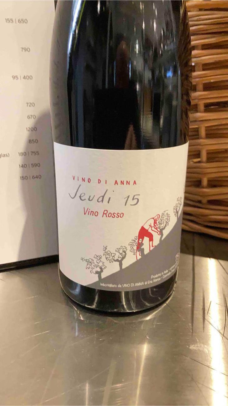 Jeudi 15 Rosso - Vino di Anna - Anna Martens & Eric Narioo 