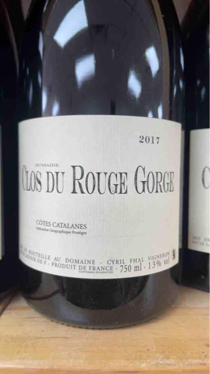 Jeunes Vignes - Clos du Rouge Gorge - Cyril Fhal 
