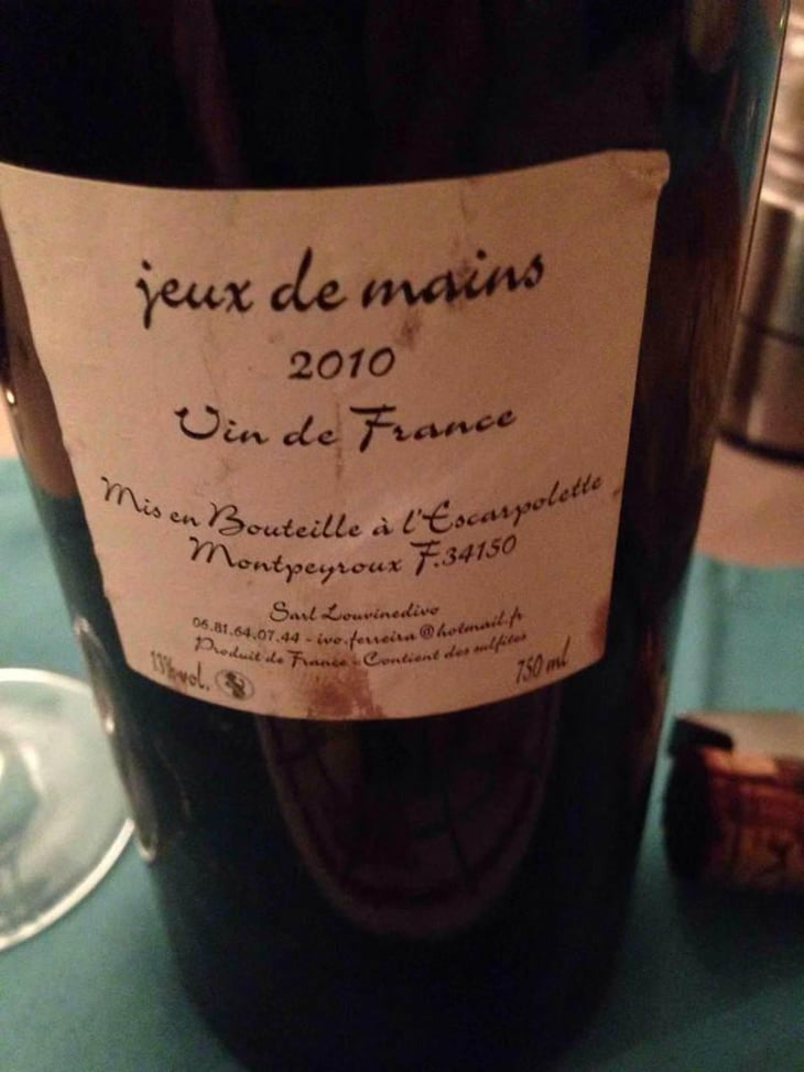 Jeux de Mains - Domaine de l'Escarpolette - Ivo Ferreira 