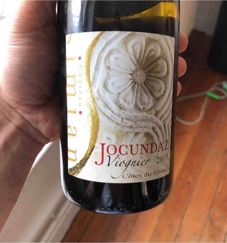 Jocundaz Blanc - Château Simian - Yves & Jean-Pierre Serguier 