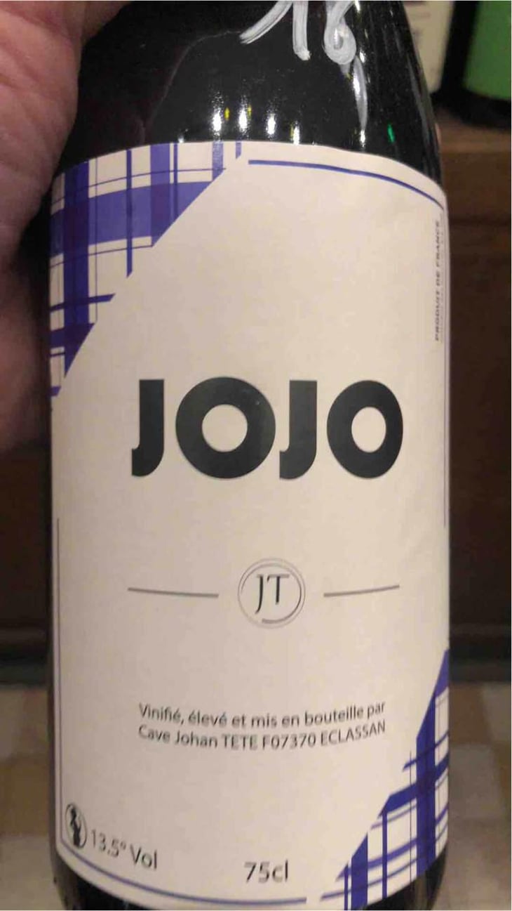 Jojo - Domaine Johan Tete - Johan Tete -2020