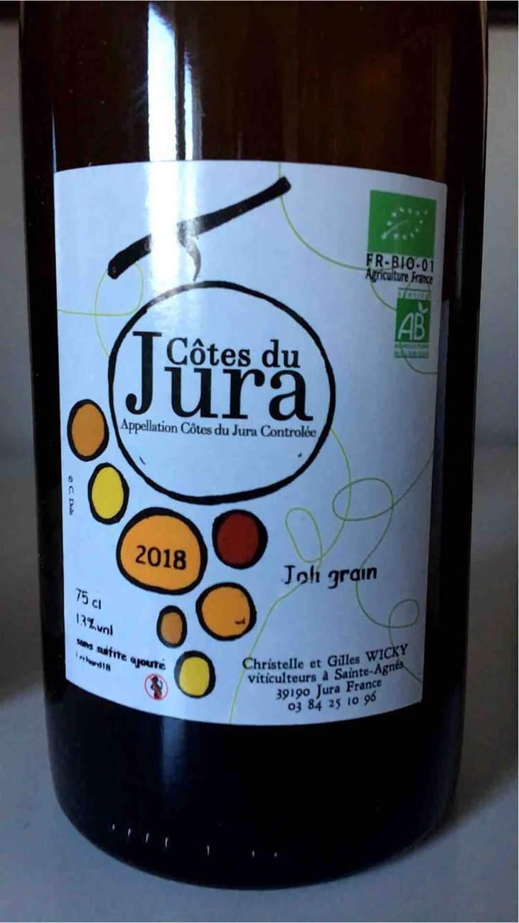 Joli Grain - Domaine Wicky - Christelle & Gilles Wicky -2018