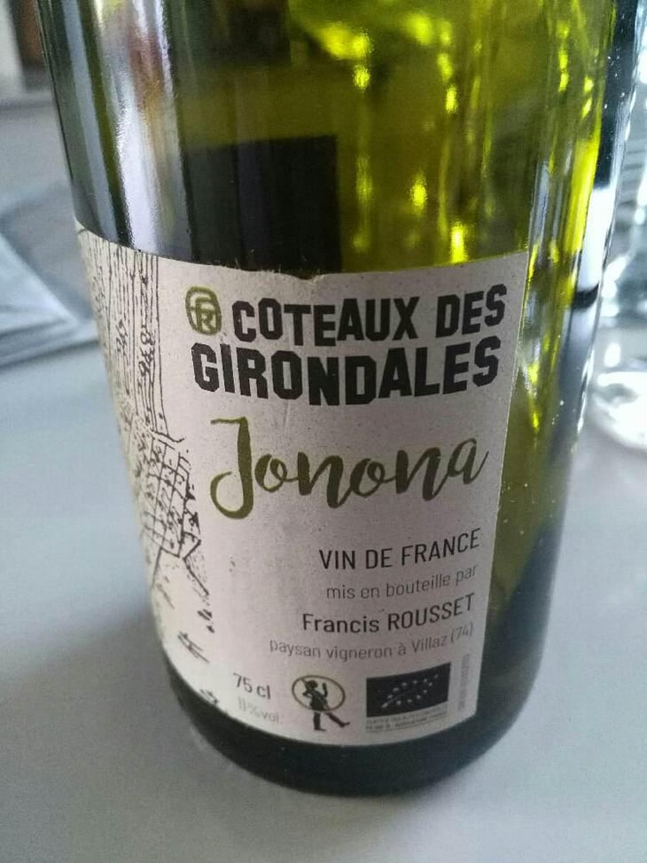 Jonona - Coteaux des Girondales - Francis Rousset 