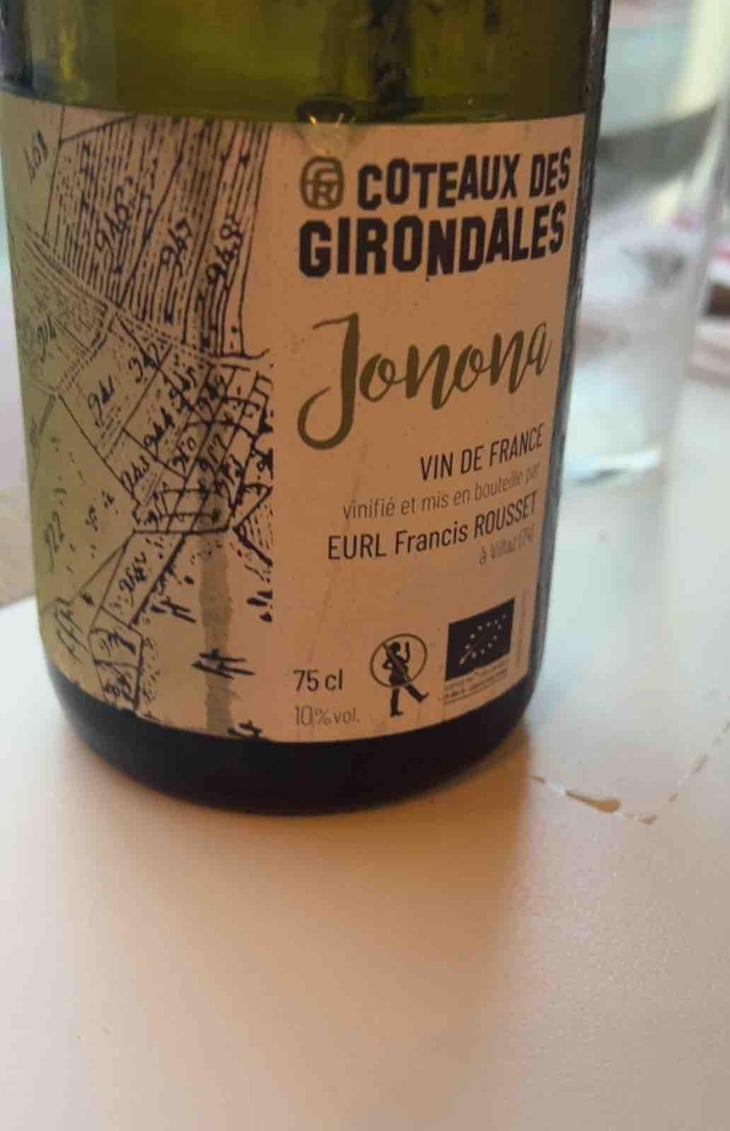 Jonona - Coteaux des Girondales - Francis Rousset 