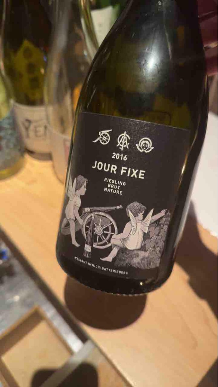 Jour Fixe Riesling Brut Nature - Immich Batterieberg - Gernot Kohlman -2016