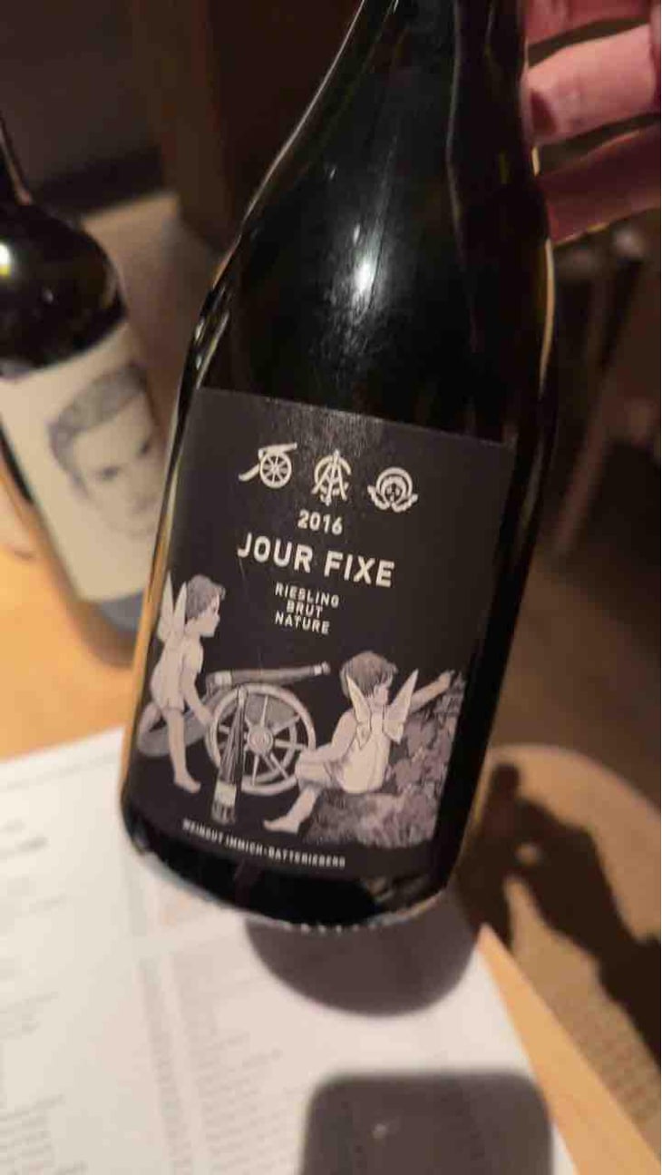 Jour Fixe Riesling Brut Nature - Immich Batterieberg - Gernot Kohlman -2016