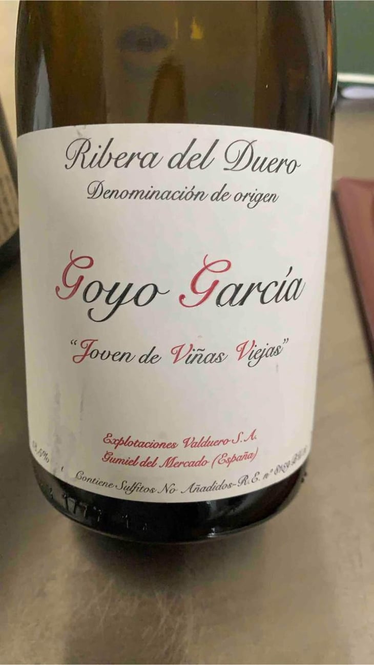 Joven de Viñas Viejas - Goyo Garcia Viadero - Goyo Garcia Viadero 