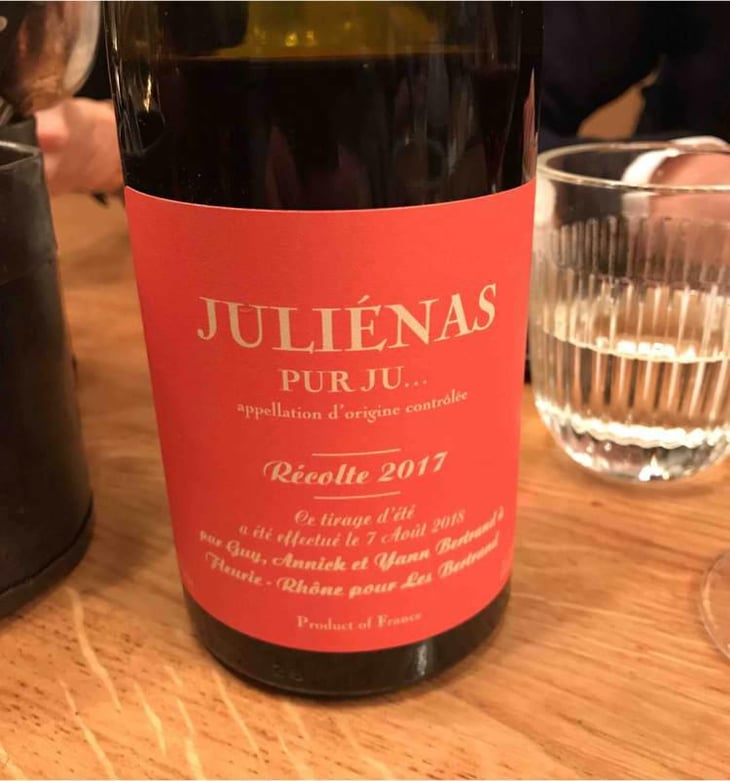 Juliénas...100% - Les Bertrand - Guy, Annick & Yann Bertrand 