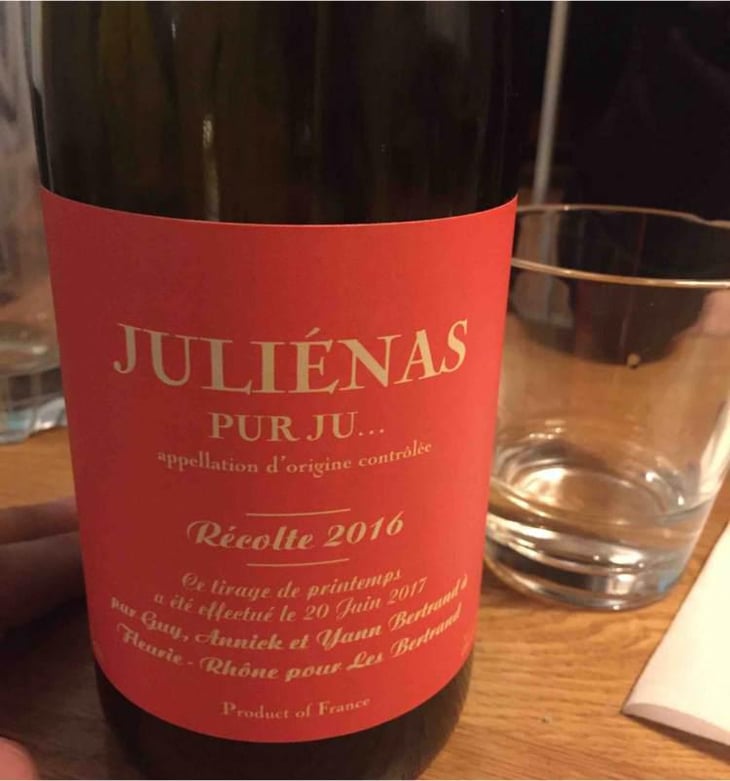 Juliénas...100% - Les Bertrand - Guy, Annick & Yann Bertrand 