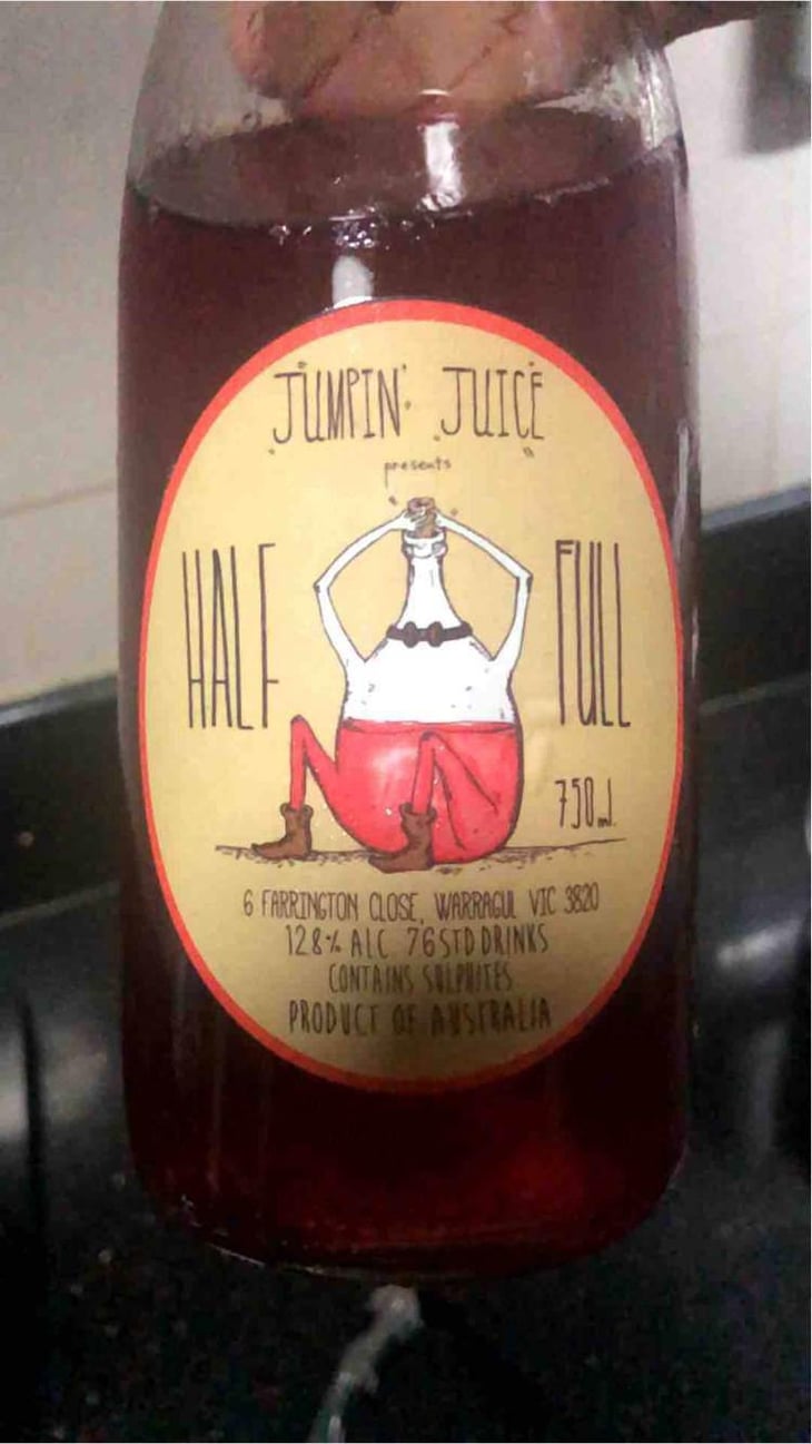 Jumping Juice Half Full (Red) - Patrick Sullivan - Patrick Sullivan 