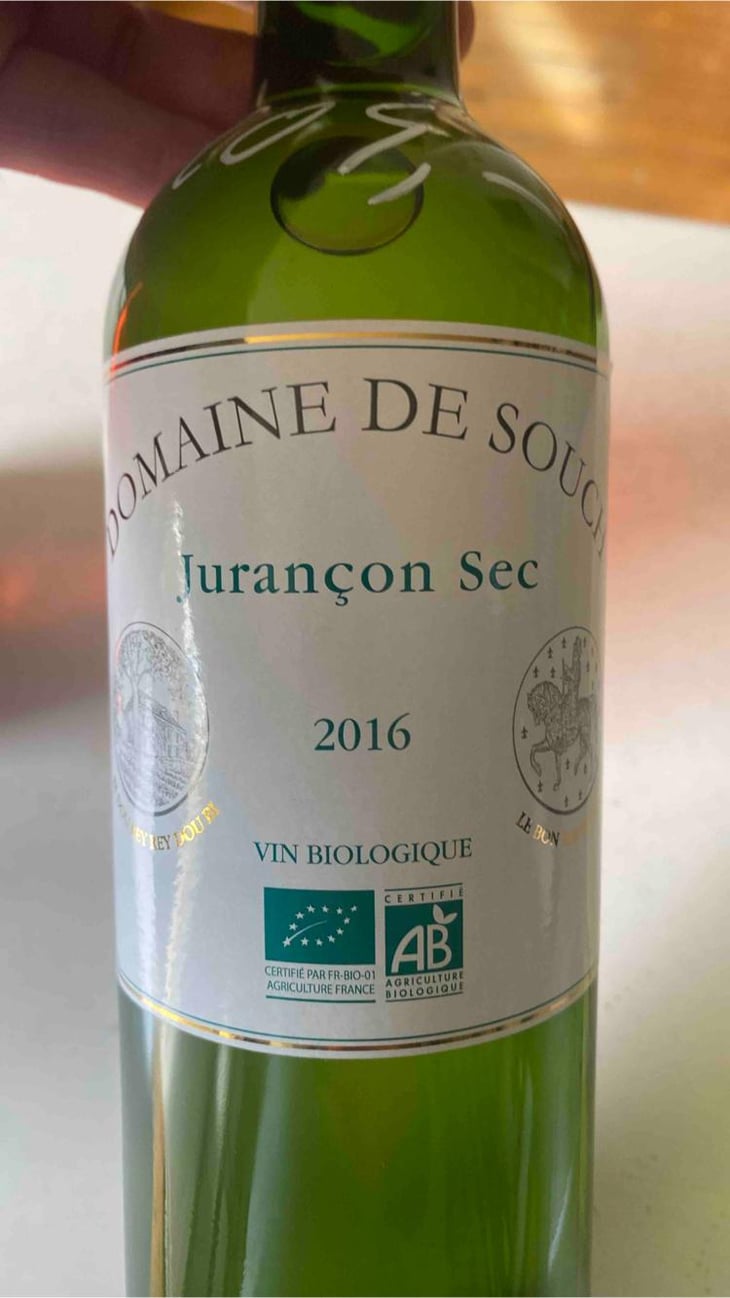 Jurançon Sec - Domaine de Souch - Yvonne & Jean-René Hégoburu 