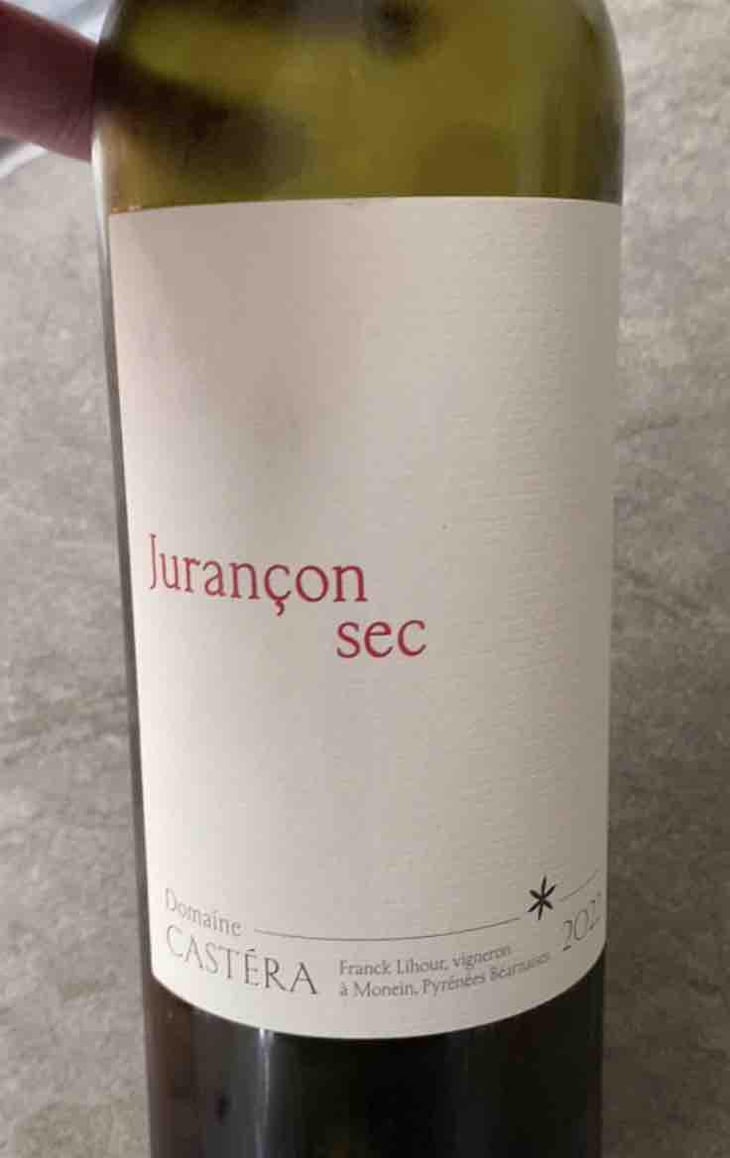 Jurançon Sec - Domaine Castera - Pierrette, Christian & Franck Lihour 