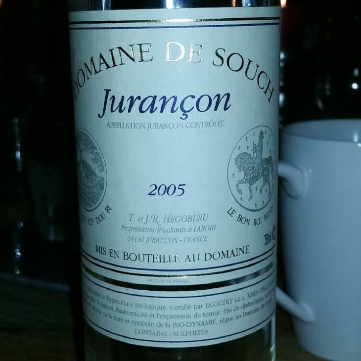 Jurançon - Domaine de Souch - Yvonne & Jean-René Hégoburu 