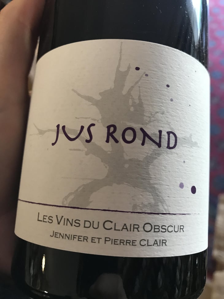 Jus Rond - Domaine du Clair Obscur - Jennifer et Pierre Clair 