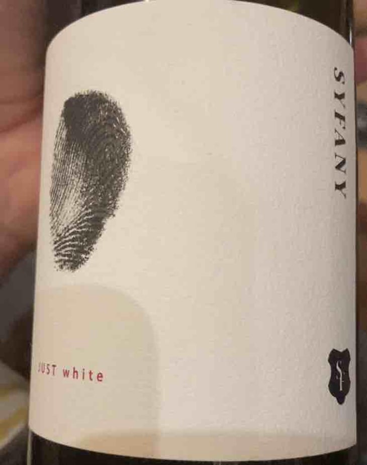 JUST white - Vinařství Syfany - Jakub Zborovský -2019