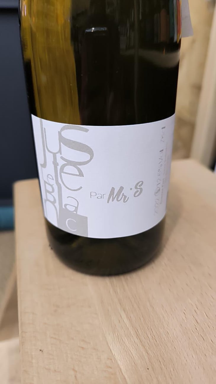Juste le Blanc - Château Saint Salvadou - Etienne Fort: Monsieur S -2021