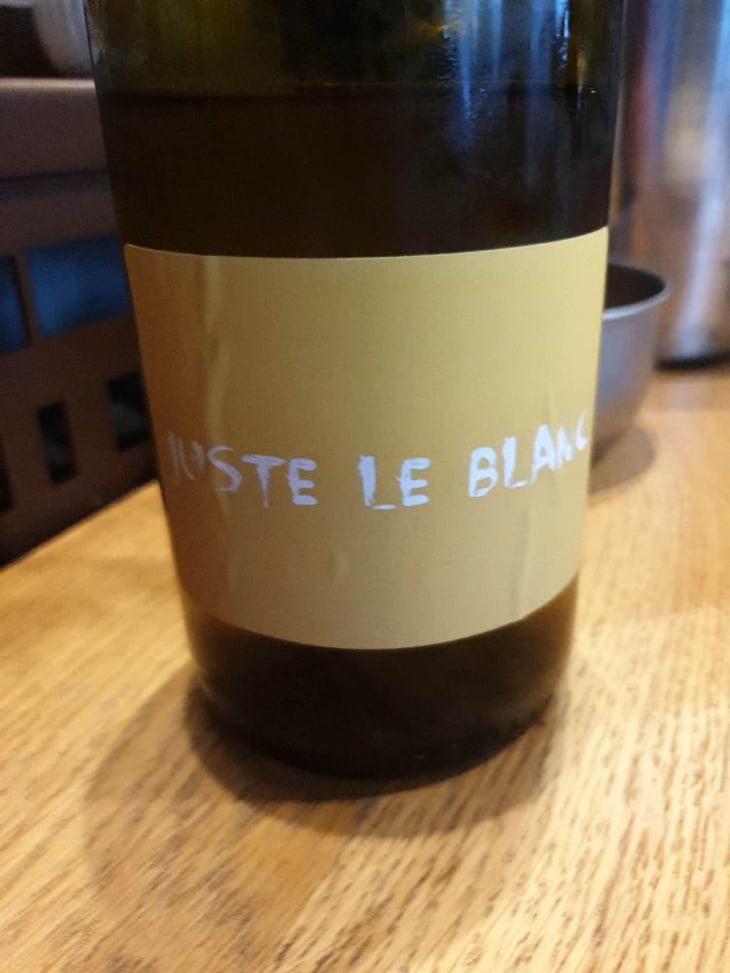 Juste le Blanc - Domaine Du Bois Rond - Mélanie Dedron Et Igor Denat 