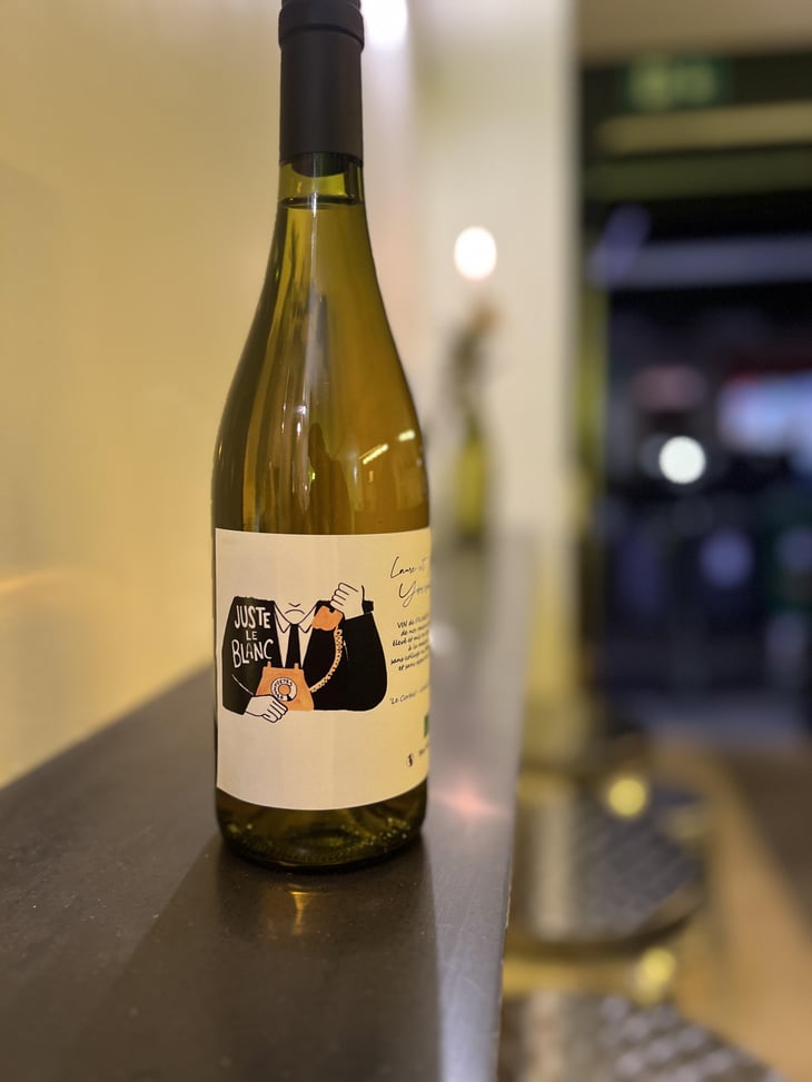 Juste le Blanc (old label) - L&B Yvernay - Laure & Benjamin Yvernay 