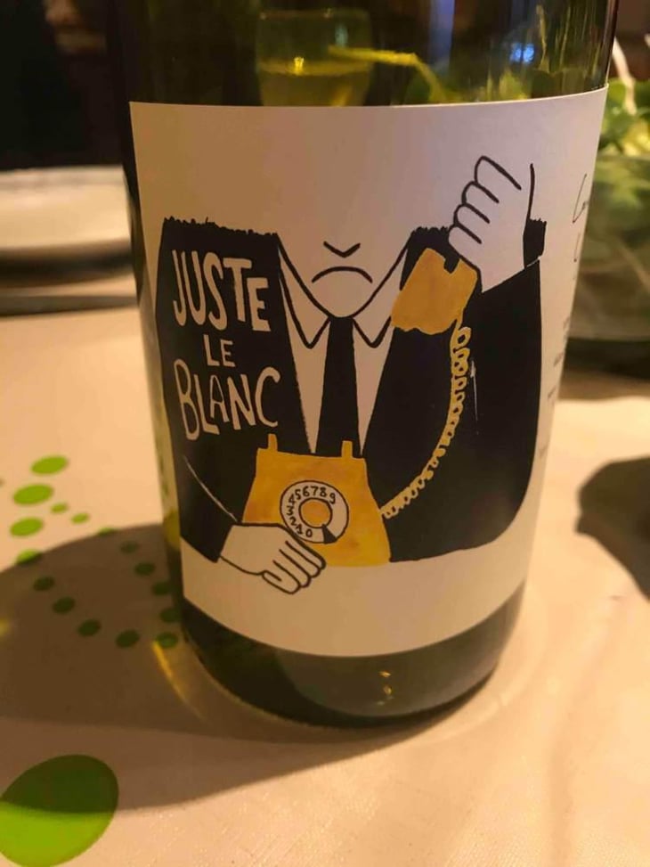 Juste le Blanc (old label) - L&B Yvernay - Laure & Benjamin Yvernay 