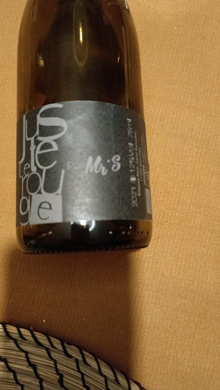 Juste le Rouge - Château Saint Salvadou - Etienne Fort: Monsieur S -2019