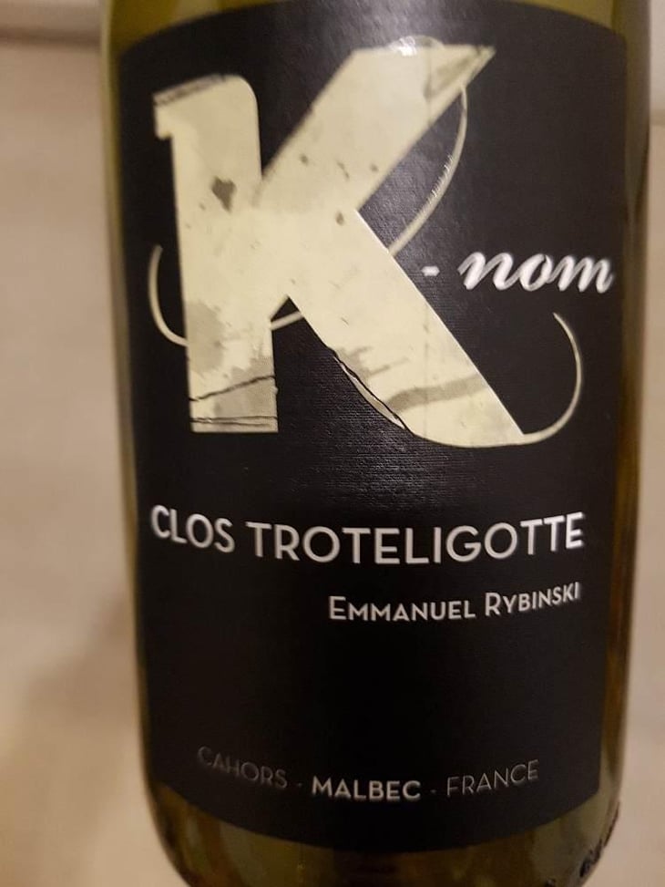 K-nom - Clos Troteligotte - Emmanuel Rybinski 
