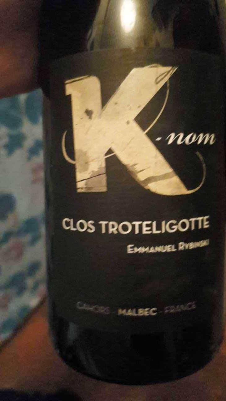 K-nom - Clos Troteligotte - Emmanuel Rybinski 