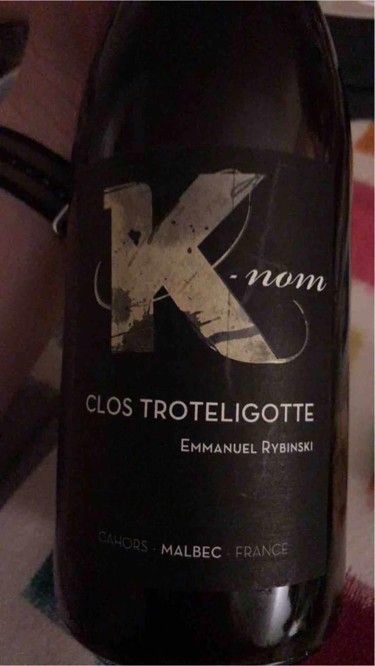 K-nom - Clos Troteligotte - Emmanuel Rybinski 