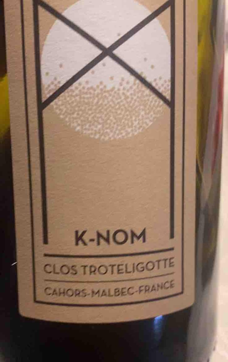 K-Nom (Nouvelle Étiquette) - Clos Troteligotte - Emmanuel Rybinski 