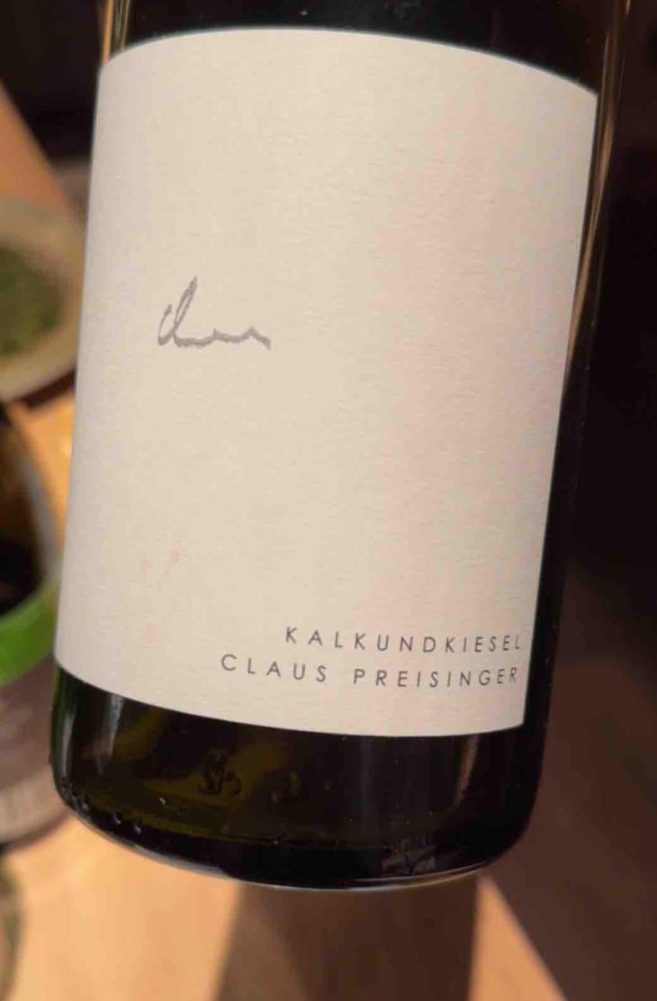 Kalkundkiesel Weiss - Weingut Claus Preisinger - Claus Preisinger 