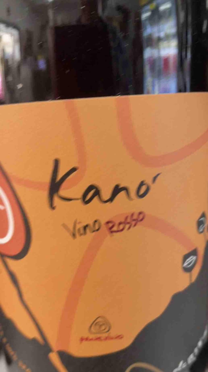 Kano’ Vino Rosso - Panevino - Gianfranco Manca 