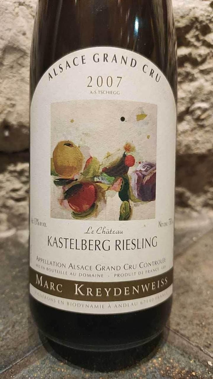 Kastelberg Riesling Le Chateau (A-S Tschiegg Label) - Marc Kreydenweiss (Andlau) - Antoine Kreydenweiss 